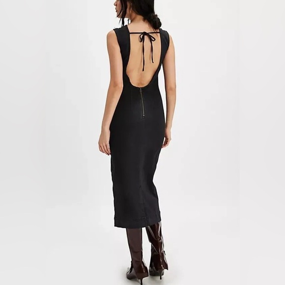 Free People Dresses & Skirts - NWOT Free People, Tell Me About It Midi, Sz 6, in Black